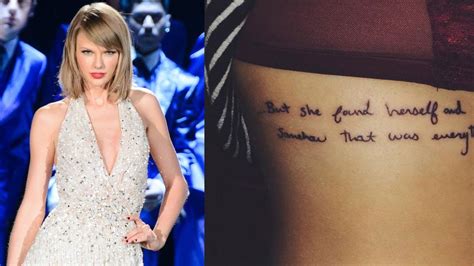 Taylor Swift Designs Tattoos For 2 Lucky Besties Taylor Swift Tattoo