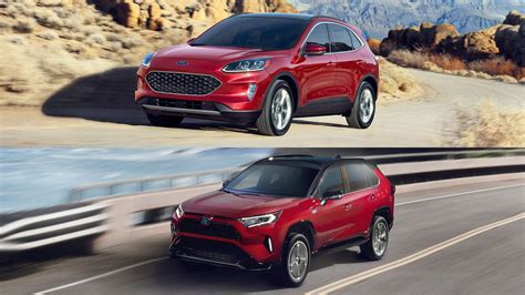 Specs Check 2021 Toyota Rav4 Prime Vs 2020 Ford Escape Phev Motortrend