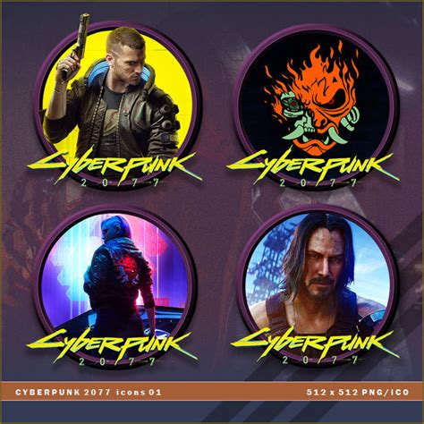 Cyberpunk 2077 Icons 01 By Brokennoah On Deviantart