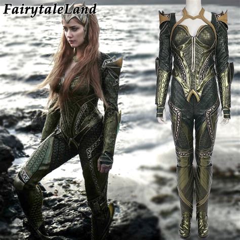 Buy Justice League Mera Cosplay Costume Carnival Halloween Costumes For Adult