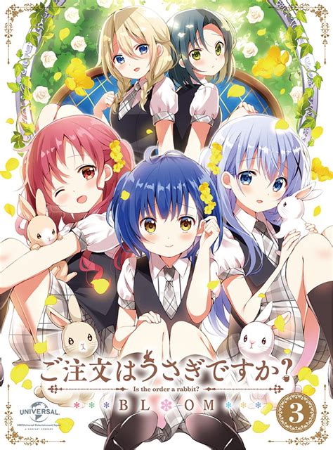 Gochuumon Wa Usagi Desu Ka Bloom Reveals The Details Of His Third Blu Ray Dvd Anime Sweet