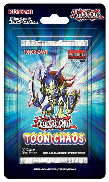 Toys Yu Gi Oh Toon Chaos Blister Pack Sealed X10 Bundle 1st Ed Sealed Collectible Card Games