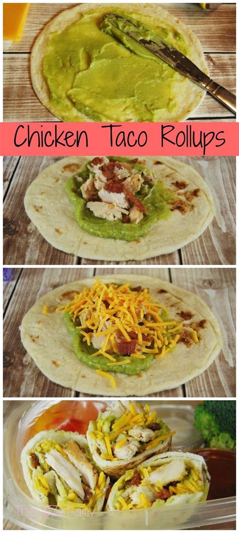 Have Our Own Version Of The Chicken Wrap Chicken Taco Roll Ups With