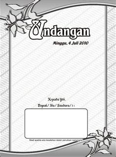 Tentu saja begron undangan memang sedang b. Contoh Surat Undangan Tahlil 40, 100, 1000 hari (haul).doc ...