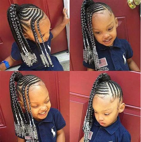 15 Unique Braids Hairstyles With Beads For Your Little Girl Photos