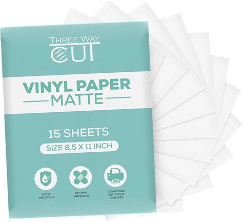 Printable Vinyl Sticker Paper Matte For Inkjet And Laser Printer 15