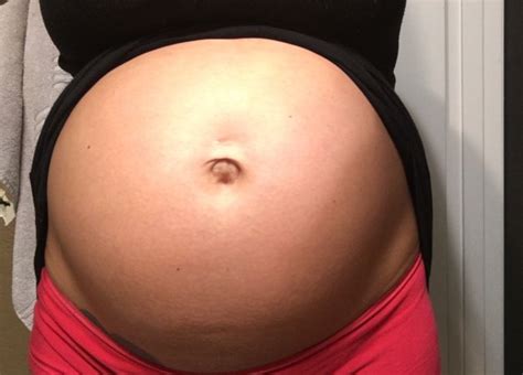 Belly Button Pop Pregnant Pregnantbelly