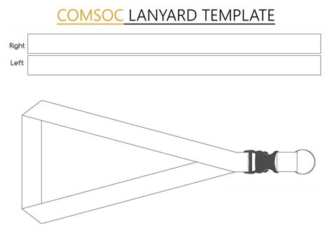 lanyard mockup template