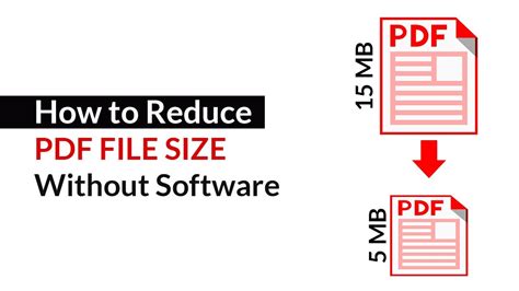 How To Reduce PDF File Size YouTube