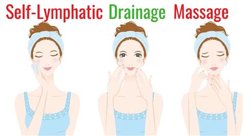 Self Lymphatic Drainage Massage Full Body Lymphatic Drainage Massage Lymphatic Drainage