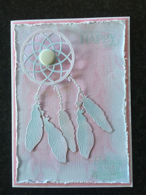 Dream Catcher Birthday Card Handmade Card Making I Card Dream Catcher