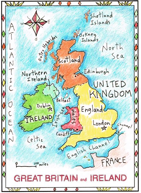Easy And Fun British Isles Basic Facts Maps For The Classroom