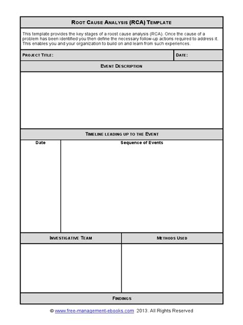 To do a root cause analysis of this situation, follow the dmaic approach. Root Cause Analysis Template