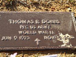 Thomas R Dobbs Find A Grave Memorial