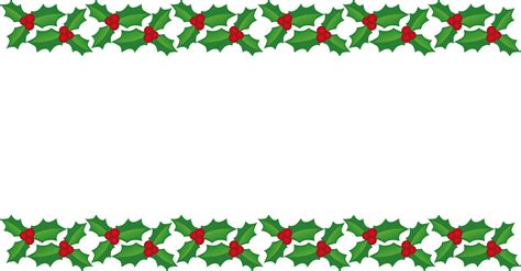 Holly Border Illustration Free Stock Photo Public Domain Pictures