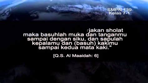 Fardhu wudhu ada enam, yaitu: Tata Cara Berwudhu - YouTube