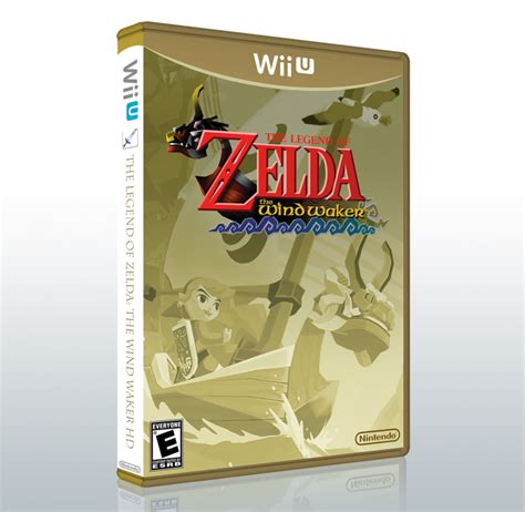 The Legend Of Zelda The Wind Waker Hd Wii U Box Art Cover By
