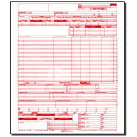 Cms 1450 Ub04 Medical Billing Forms 25 Single Sheets For Laserjet