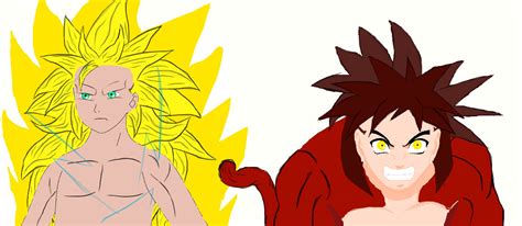 Naruto Super Saiyan 3 And Super Saiyan 4 By Animemaster5724 On Deviantart