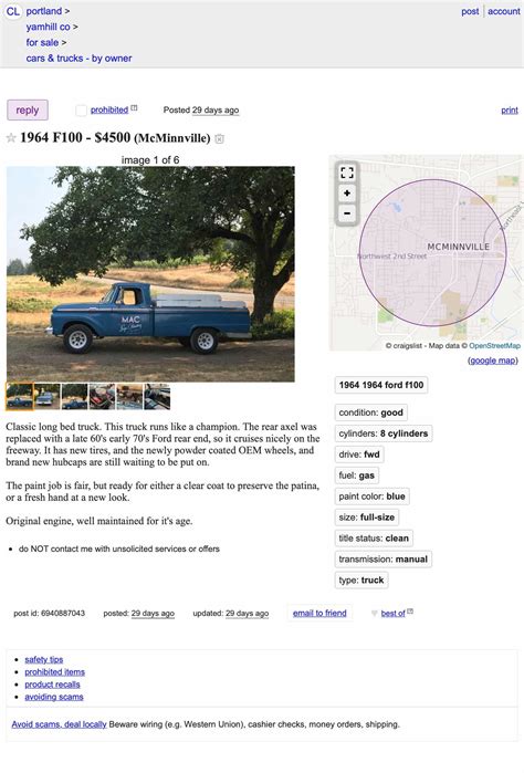 Portland Craigslist Used Cars And Trucks By Owner / Portland Craigslist