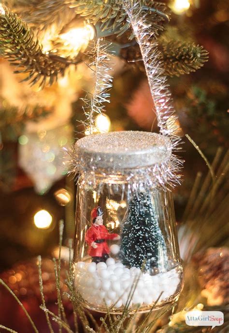 Decorate Your Tree With Diy Christmas Snow Globes Christmas Snow