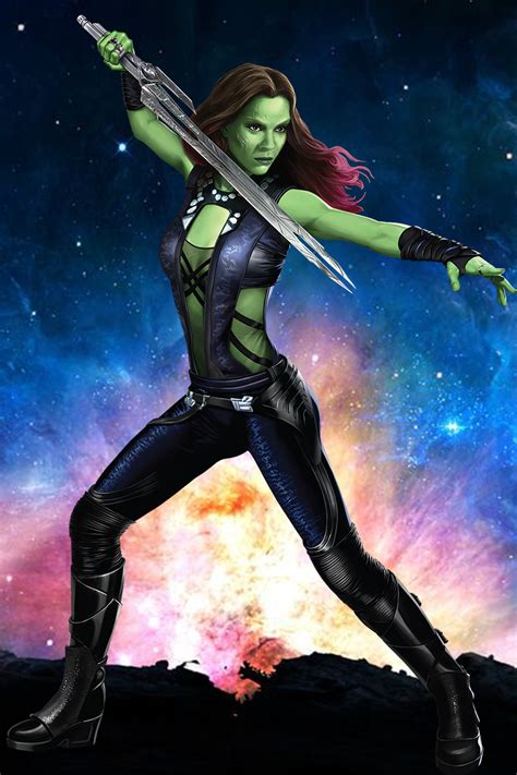 Gamora Guardians Of The Galaxy Gamora Guardians Gamora Gamora Marvel