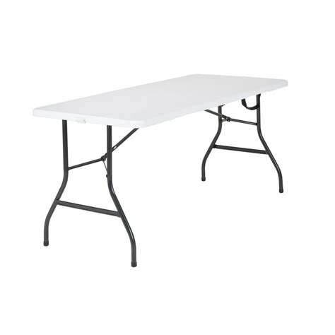 Mainstays 5 Foot Centerfold Folding Table White
