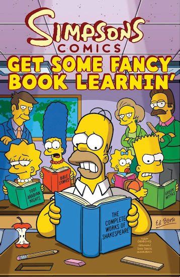 Simpsons Comics Get Some Fancy Book Learnin Scholastic Shop