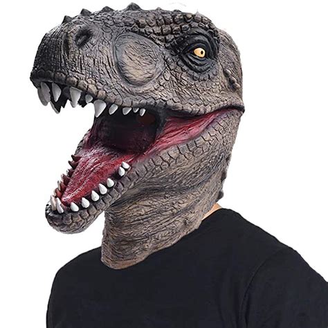 Jurassic World Tyrannosaurus Rex Mask With Opening Jaw Fly93 For Sale Online Dinosaur Mask