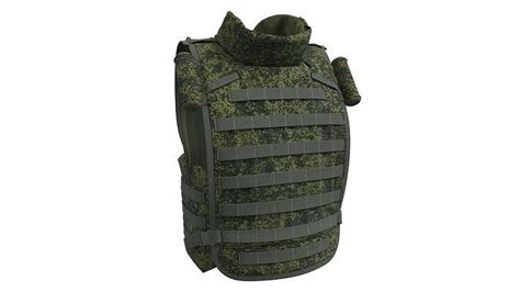 Russian Army Bulletproof Vest 6b45 Ratnik Marvelous Designer 3d Model
