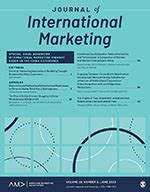 Number 6, 2000 special issue: Journal of International Marketing | SAGE Publications Inc