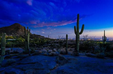 Sunset Over Scottsdale Arizona In The Northern Sonoran