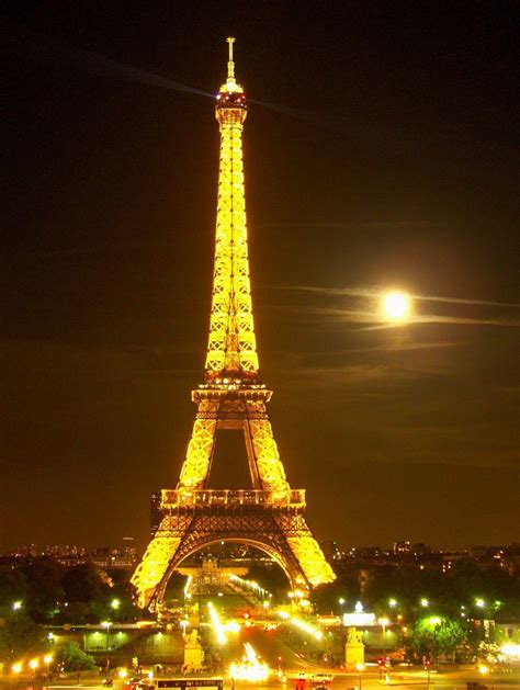 √ Eiffel Tower At Night Wallpaper Hd Alumn Photograph