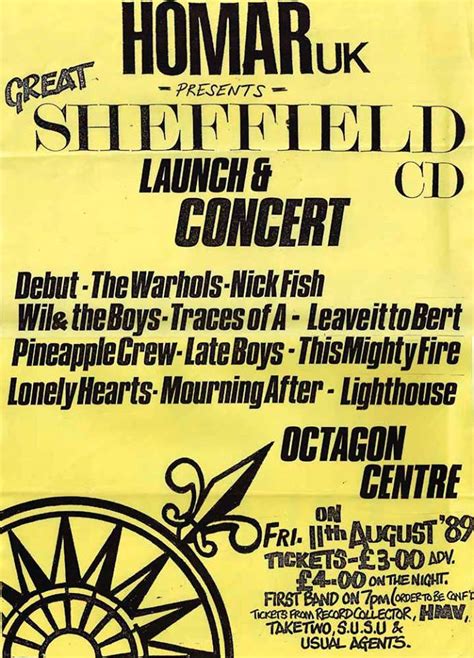 Sheffield Cd Gig Sheffield Music Archive