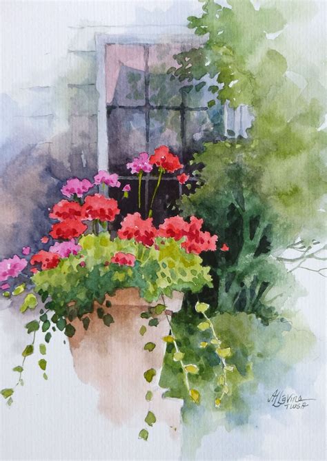 Watercolor Paintings For Beginners Watercolor Flowers Paintings