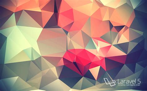 Wallpaper Colorful Illustration Minimalism Low Poly Symmetry