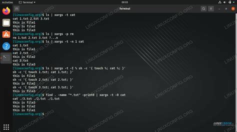 Examples On How To Use Xargs Command On Linux Linux Tutorials Learn