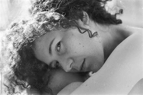 Sleepy Naked Woman In Bedroom By Stocksy Contributor Anna Malgina