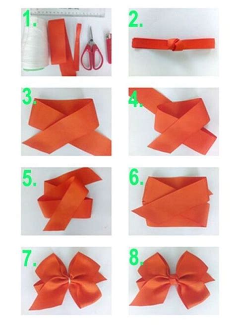 How To Make A Bow Step By Step Image Guides Bored Art Girls Hair Bows Diy Diy Bow How To