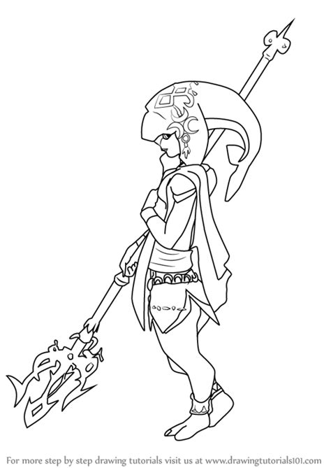 Legend Of Zelda Breath Of The Wild Coloring Pages