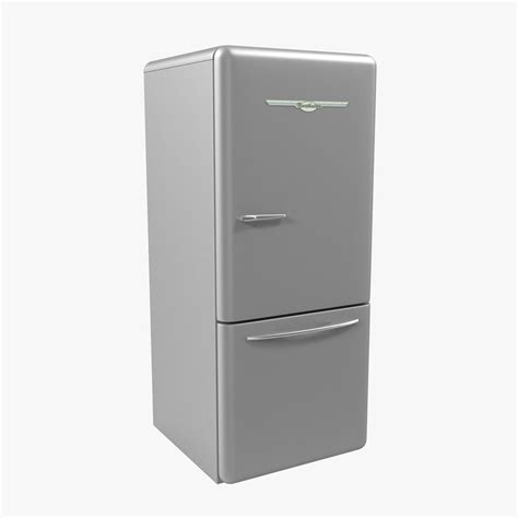 Retro and vintage styles are back in for 2013. 3d model retro refrigerator elmira northstar