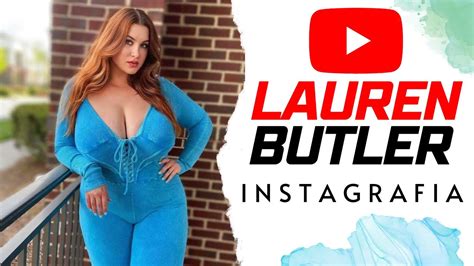 Lauren Butler Beautiful American Curvy Model Wiki Plus Size Fashion Model Instagram