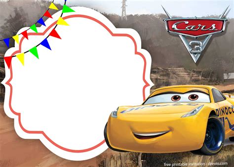 Cars 3 Invitation Template How To Download It Free Printable