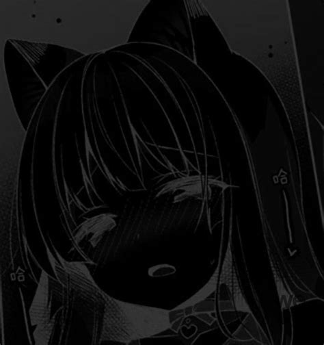 Пин от пользователя Tenshi на доске Black Anime Avatar Profile Pic