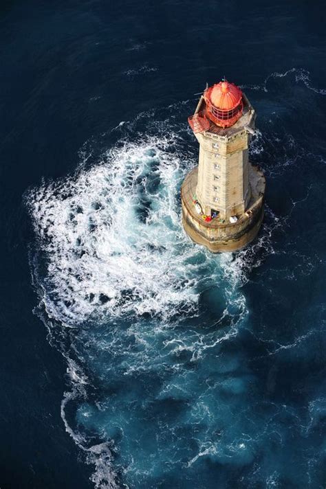 La Jument Lighthouse Brittany France Wanderlust Lighthouse