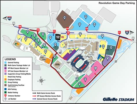 Gillette Stadium Parking Map Verjaardag Vrouw 2020
