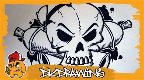 How To Draw A Graffiti Skull