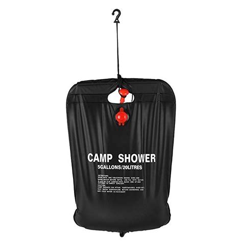 Docooler 20l 5 Gallons Solar Energy Heated Camp Shower Bag Outdoor