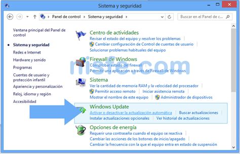 Como Desactivar Y Activar Las Actualizaciones Automáticas De Windows 8