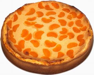 Einen tortenring um den abgekühlten tortenboden legen. Mandarinen-Quark-Kuchen (724/100g)